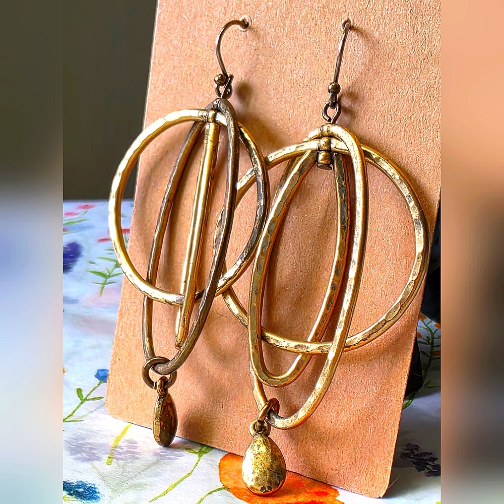 Elegant Gold Color Hoop Earrings